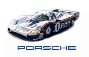 1:10 RC Clear Lexan Body Porsche 956 supplied with decals and extras. - Picture 1 of 11