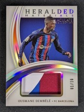 2022-23 Panini Immaculate Collection OUSMANE DEMBELE 1/10 Patch Gold Heralded