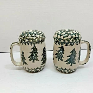 Tieshan Folk Craft Hunter Tree Country Salt & Pepper Shaker 4.5" - Picture 1 of 4