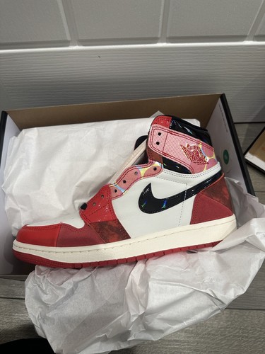 UK 8 Air Jordan 1 Retro High OG Spider Man Across the Spider Verse