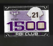 2021 Jeff Kent Leaf Lumber 1500 RBI Club #RBI-21 MVP 2/9