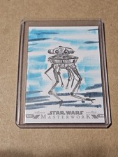 2022 STAR WARS MASTERWORK  AUTO 1/1 SKETCH Card