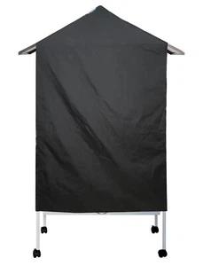 Telo Copertura Oscurante Nero Gabbia Uccelli con Mis. Interna L90xP60xH140 cm - Foto 1 di 2