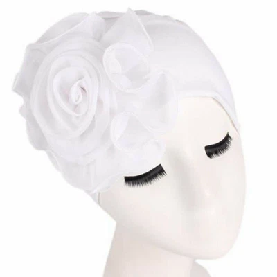 Womens Hair Loss Head Scarf Turban Cap Flower Muslim Cancer Chemo Hat Cover Lot - Image 1 of 4