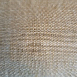 Pottery Barn EMERY One Drape Curtain 96" Tumbleweed Yellow Gold Wheat Linen - Picture 1 of 11