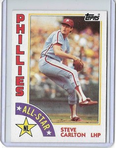 1984 Topps Steve Carlton All-Star #395 Philadelphia Phillies