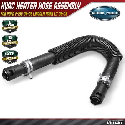 Outlet HVAC Heater Hose Assembly for Ford F-150 04-08 Lincoln Mark LT 06-08 5.4L - Image 1 of 4