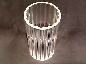 INFILAGGIO / PARALUME, IN VETRO TRASPARENTE, H 100 mm, PER LAMPADARI - Foto 1 di 11