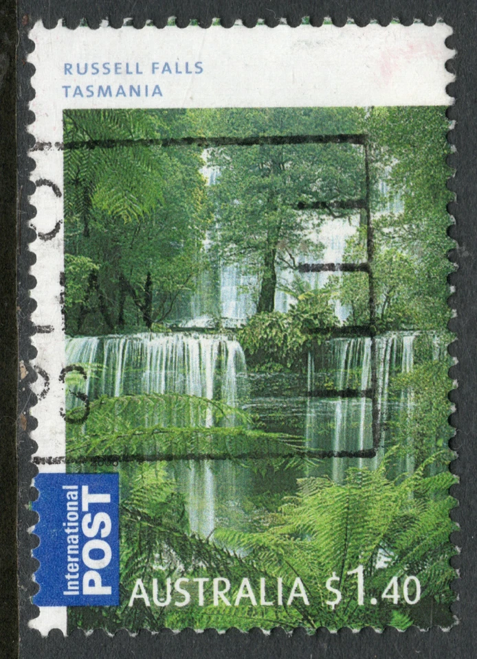2008 International Post: Waterfalls of Australia -  Tasmania Russell Falls $1.40 - Image 1 of 1