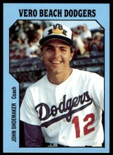 1985 TCMA Vero Beach Dodgers John Shoemaker Vero Beach Dodgers #27