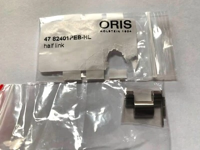 1 link Oris SS Band Bracelet strap TT1 Big Crown 07 82401 PEB Ø42mm Case 7517-41 - Image 1 of 4