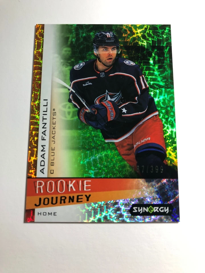 2023-24 Upper Deck Synergy Adam Fantilli RJ-11 Rookie Journey Home 387/399 RC - Image 1 of 2