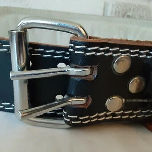 Gold's Gym Gewichthebergürtel, schwarz, sicheres Training, sanft gebraucht, Leder - Bild 1 von 9