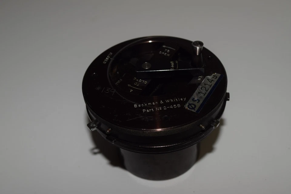 ^^BECKMAN & WHITLEY PART NO. 2-45B HIGH SPEED CAMERA CYLINDER(LENS89) - Image 1 of 2