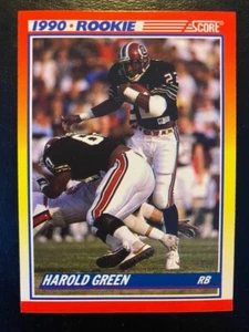 Harold Green 1990 Rookie Card  Score #628 Cincinnati Bengals - Picture 1 of 2