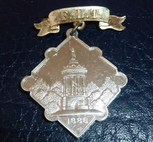 Antique New Ulm MN 1888 Herman Monument Pin Pinback Minnesota Hermann Denkmal - Picture 1 of 6
