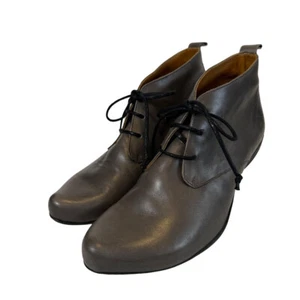 Tracey Neuls UK designer Grey leather low heel lace-ups. 37. Made in Portugal. - Picture 1 of 19