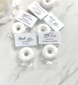 50 Personalized wedding mints, affordable wedding favors, mint to be favors - Picture 1 of 2