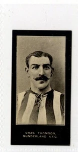 (Gd9699) Smith, Cup Tie Footballers, #38 C.Thomson, Sunderland 1909 EX - Picture 1 of 4
