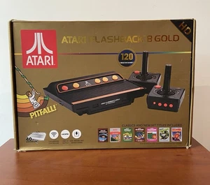 Atari Flashback 8 Gold 40th Anniversary HD Edition Console 120 Built-In Games - Picture 1 of 12