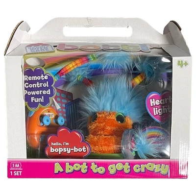 Botti Bopsy Orange & Blue R/C Robot Girl Bot Remote Control Plush Pal - Image 1 of 3
