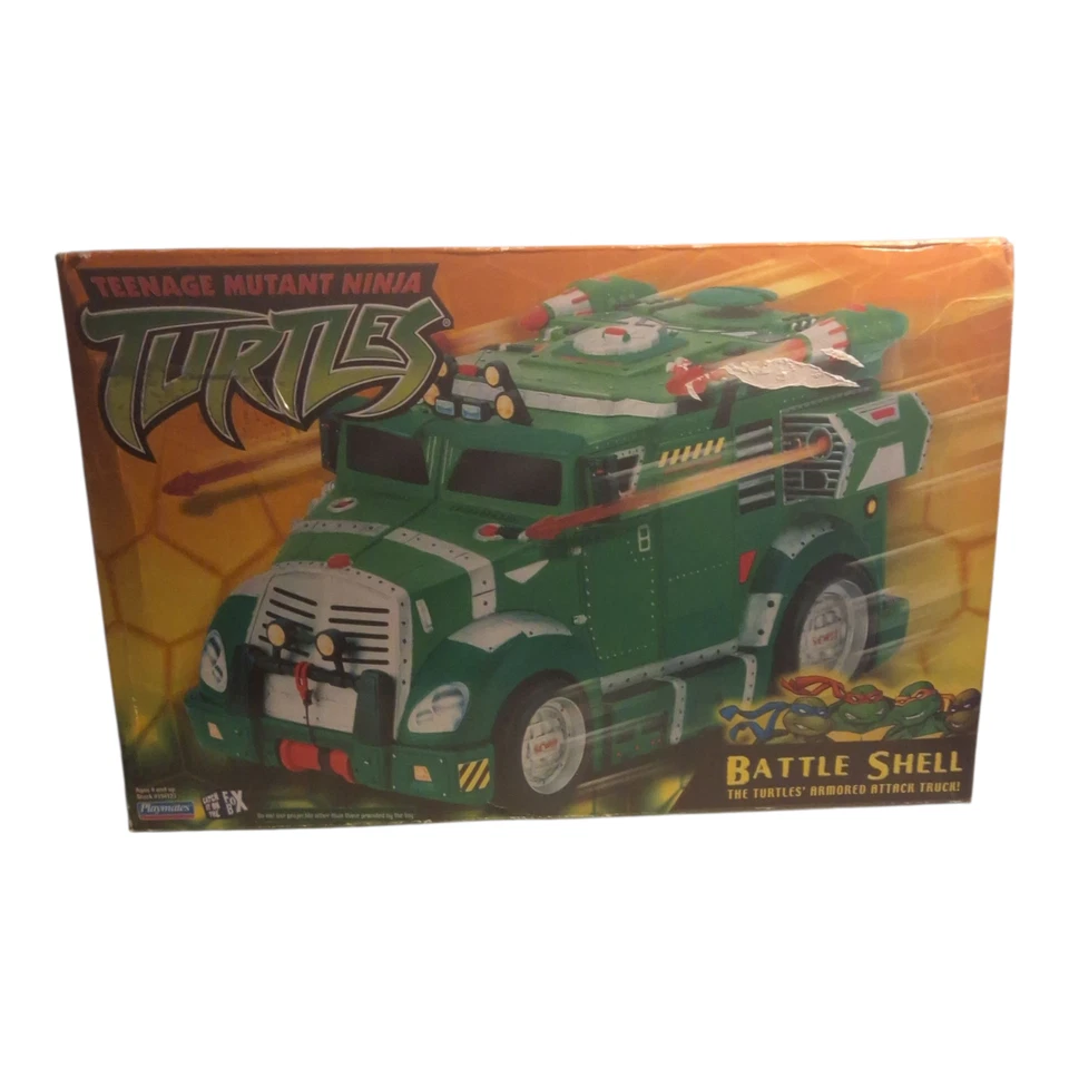 Teenage Mutant Ninja Turtles  Battle Shell Armored Truck Van Playmates new boxed - image 1 of 4