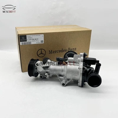 Water Pump 2702000801 For Mercedes-Benz CLA 250 GLA 250 4Matic GLA 45 AMG 14-19 - Imagem 1 de 4