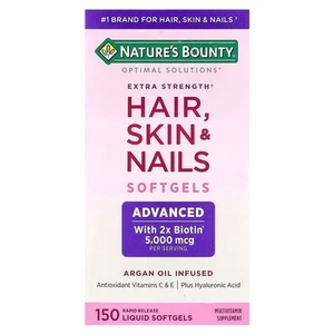 Nature's Bounty Optimal Solutions Cheveux Peau Ongles Extrapuissant 150 Capsul - Imagen 1 de 3