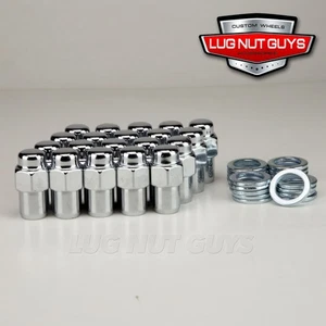 50 Lug Nuts 12x1.5 Chrome Mag Wheel Nut .75 Shank - Picture 1 of 3