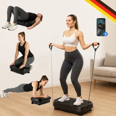 3D Vibrationsplatte Fitness Vibrationsgerät Vibro Heimtrainer Body Shaper LCD - Bild 1 von 4