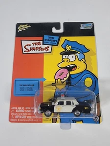 Johnny Lightning The Simpsons Chief Wiggum’s Police Cruiser New Vtg 2004 - Picture 1 of 3