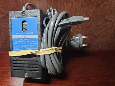 Genuine SONY power adaptor AC-122 110-120-220-240 VAC to 4.5-6-12 VDC Japan - Image 1 of 3