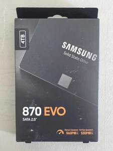 MZ-77E4T0B/AM Samsung 870 EVO 4TB SATA 2.5 Inch Internal SSD - Afbeelding 1 van 4