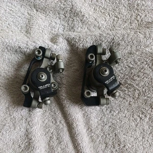 Par de pinzas de freno de disco con cable mecánico Quad QMD-6 usadas. - Imagen 1 de 4