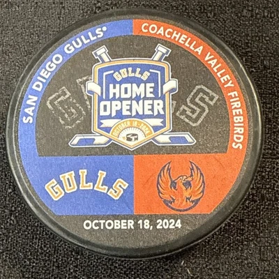 Disco conmemorativo abridor de casa de las gaviotas de San Diego 2024 Vs Coachella Valley Firebird Foto 1 de 2