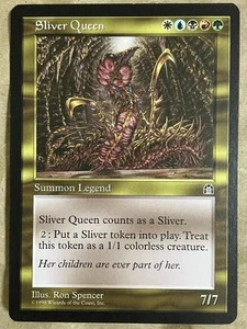 Sliver Queen Summon Legend Stronghold MTG English Wizards of the Coast Rare 1998 - Picture 1 of 2
