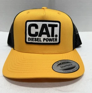 Caterpillar CAT Diesel Power SNAPBACK TRUCKER Hat Cap Classic New! - Picture 1 of 10