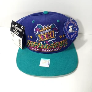 Nuevo de Lote Antiguo Starter Packers Super Bowl XXXI Nueva Orleans Snapback Gorra Gorra Numerada - Imagen 1 de 10