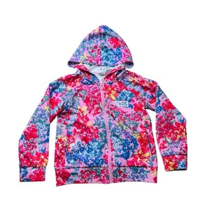 Bonds Girls Hoodie Jacket Size 6 Floral Zip Up Long Sleeve Hooded Bright Print - Bild 1 von 7