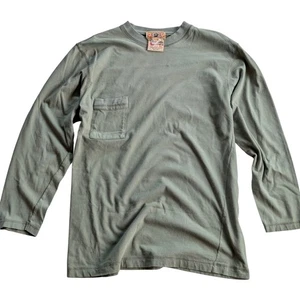 Rare Vintage 80s 90s BIS Gene Ewing Ultra Soft Crew Neck Long Tee, Size Large - Picture 1 of 9