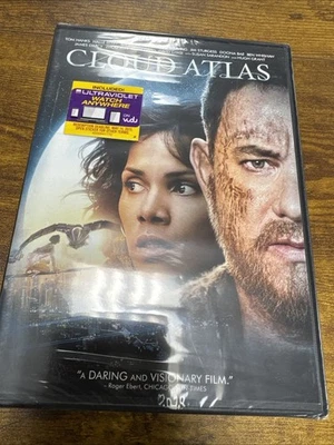 Cloud Atlas DVD New Sealed Sci-Fi Drama Tom Hanks Halle Berry Wachowski Movie - Image 1 of 3