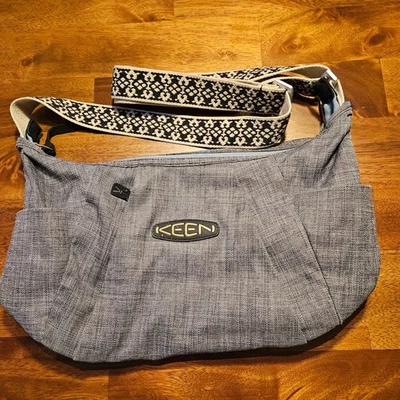 Keen Westport Bolso de Hombro Cartera Bolso Gris 14"x8" Híbrido Transporte Bandolera Foto 1 de 4