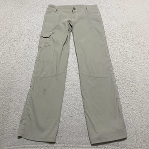 Kuhl Pants Girls Large Beige Roll-Up Stretch Nylon Outdoor Hiking Cargo - Picture 1 of 15