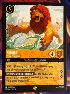 Simba - Pride Protector Azurite Sea 20/204 LEGENDARY Disney Lorcana - Bild 1 von 2