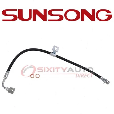Sunsong Front Left Brake Hydraulic Hose for 1975-1978 Chevrolet C20 - Hoses ev - Изображение 1 из 4