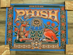 Poster Phish Bethel Woods Center for The Arts Bethel, NY 2024 firmato AP #/150 - Foto 1 di 15