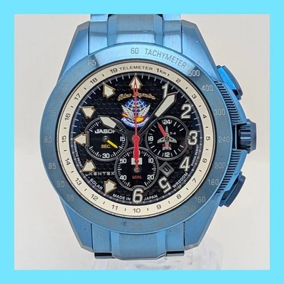 Reloj KENTEX Blue Impulse Solar S720M-02 JASDF 20 Aniversario Cronógrafo Foto 1 de 4