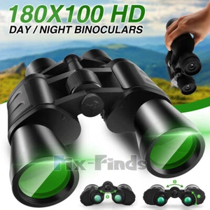 180x100 High Power Military Binoculars Waterproof Hunting Zooming Skyscope Night - Picture 1 of 17