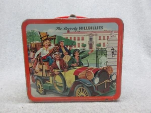 1963 THE BEVERLY HILLBILLIES TV LUNCHBOX C#7++ No dents, No kid Names,Not faded - Picture 1 of 6