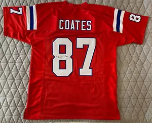 Ben Coates Signed New England Patriots Jersey (JSA COA) - FREE SHIP - Picture 1 of 5